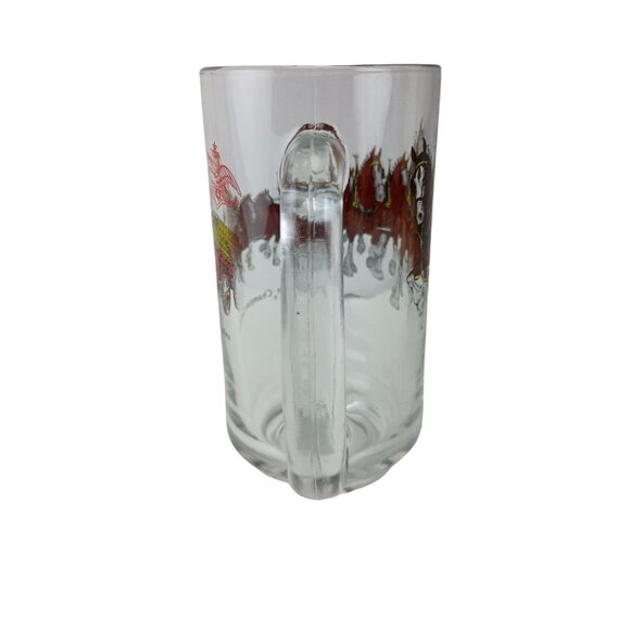 Budweiser Champion Clydesdales Horses Wagon Glass Beer Mug Vintage - Picture 3 of 6